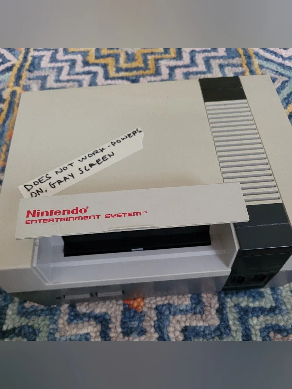 PARTS ONLY Nintendo NES Console
